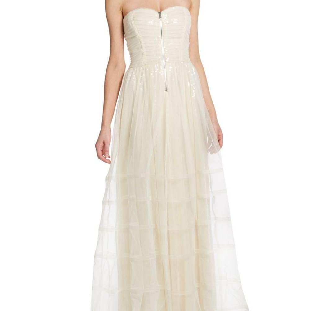 NWT Betsy Johnson Ivory Prom Dress